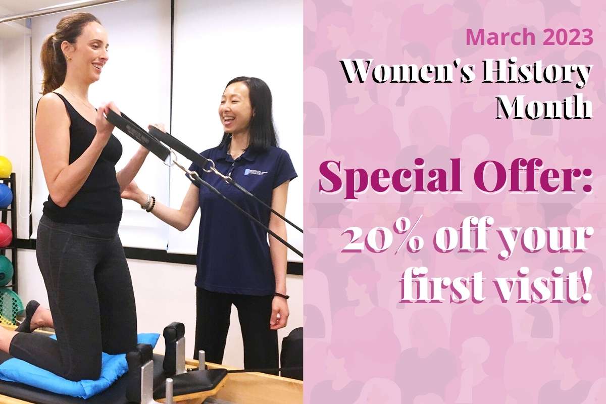 A Special Offer from Prohealth Sports And Spinal Physiotherapy Centres, Hong Kong. In celebration of International Women's Day - we are offering a 20% discount for first time female clients. This offer is valid until March 31st 2023